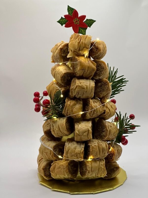 Holiday Baklava Tower